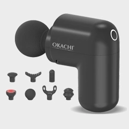 Súng massage cầm tay OKACHI JP-G3 có đầu nóng (đen)