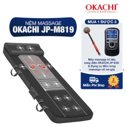 Nệm massage toàn thân OKACHI JP-M819 (Con lăn chạy)
