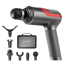 Súng massage cầm tay OKACHI LUXURY JP-i5 Pro (Viền đỏ)