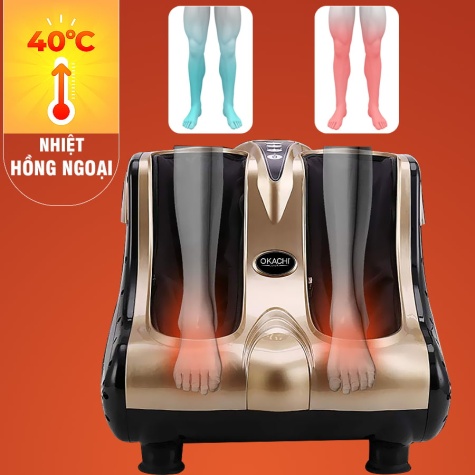 Máy massage chân hồng ngoại 3D OKACHI JP-810 (màu Gold)4