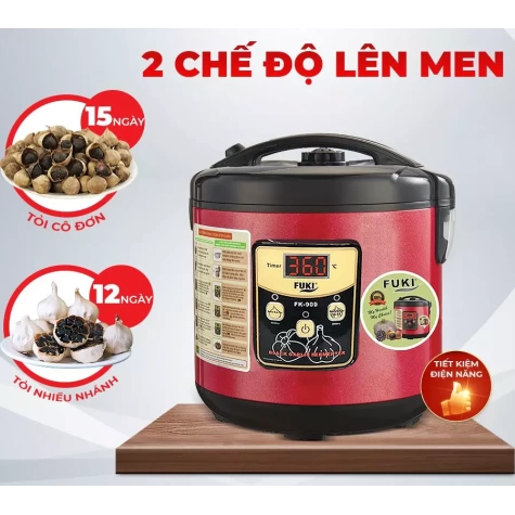 Máy làm tỏi đen Fuki FK-909 dòng cao cấp loại 5L (đỏ mận)2