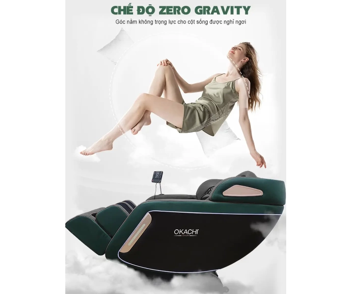 Ghế massage toàn thân OKACHI Luxury Star JP-i9 xanh7