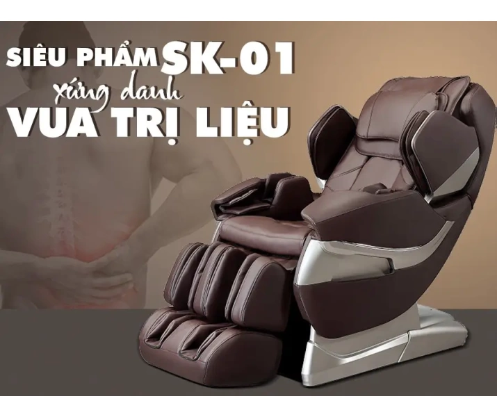Ghế massage toàn thân OKACHI OTO STACK SK-01 (coffee)2