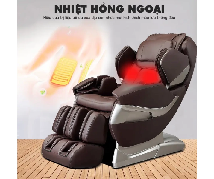 Ghế massage toàn thân OKACHI OTO STACK SK-01 (coffee)7