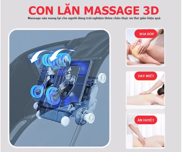 Ghế massage toàn thân OKACHI OTO Essentia ES-05A (màu đỏ)3