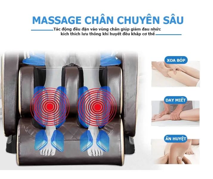 Ghế massage toàn thân OKACHI OTO Essentia ES-05A (màu xám)7