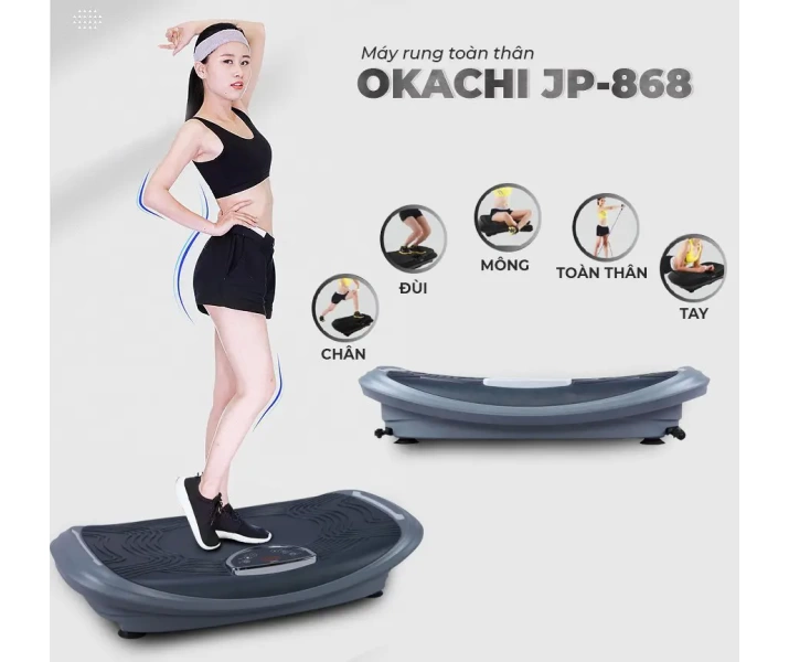 Máy rung giảm mỡ toàn thân OKACHI JP-868 (Dòng cao cấp)4