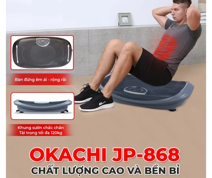 Máy rung giảm mỡ toàn thân OKACHI JP-868 (Dòng cao cấp)7