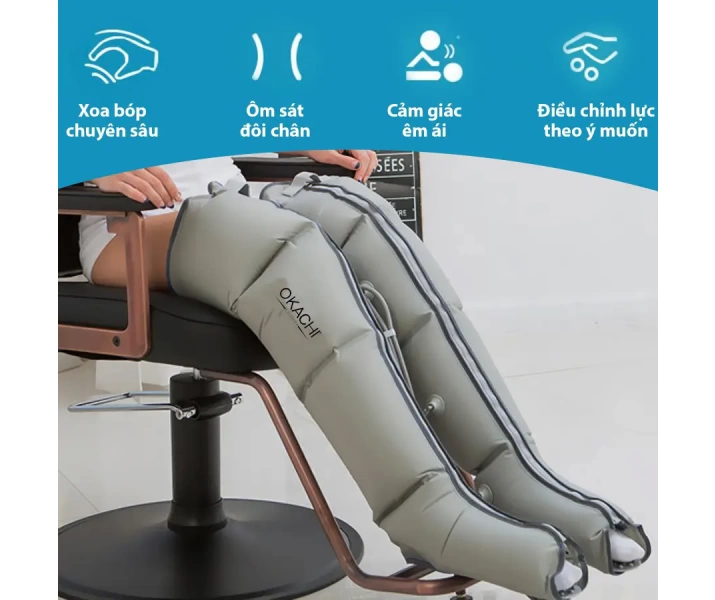 Phụ kiện phần chân máy nén ép suy giãn tĩnh mạch OKACHI1