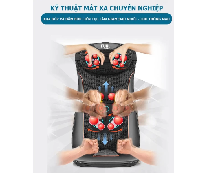 Đệm Massage Toàn Thân Fuki 4D Luxury FK-A994
