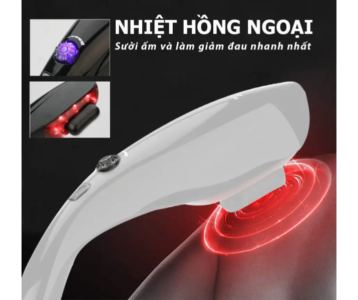 Máy massage cầm tay OTO TR-150 (Pin sạc) - Màu trắng8