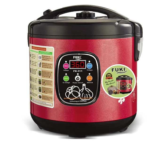 Máy làm tỏi đen Nhật Bản Fuki 6L FK-911 dòng tuỳ chỉnh (đỏ mận)1