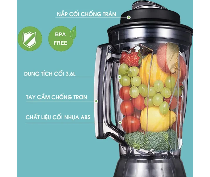 Máy xay đậu nành đa năng Fuki 2800W (FK-2800)4