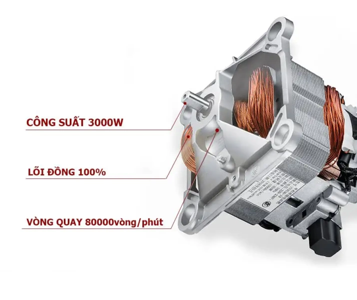 Máy xay sinh tố công nghiệp Fuki 3000W - Hẹn giờ (FK-3000A)6