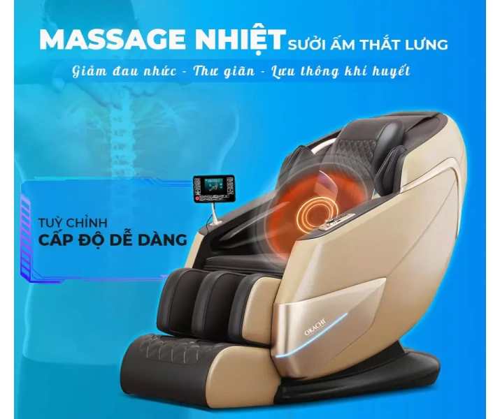 Ghế massage toàn thân OKACHI 4D JP-I65 cao cấp5