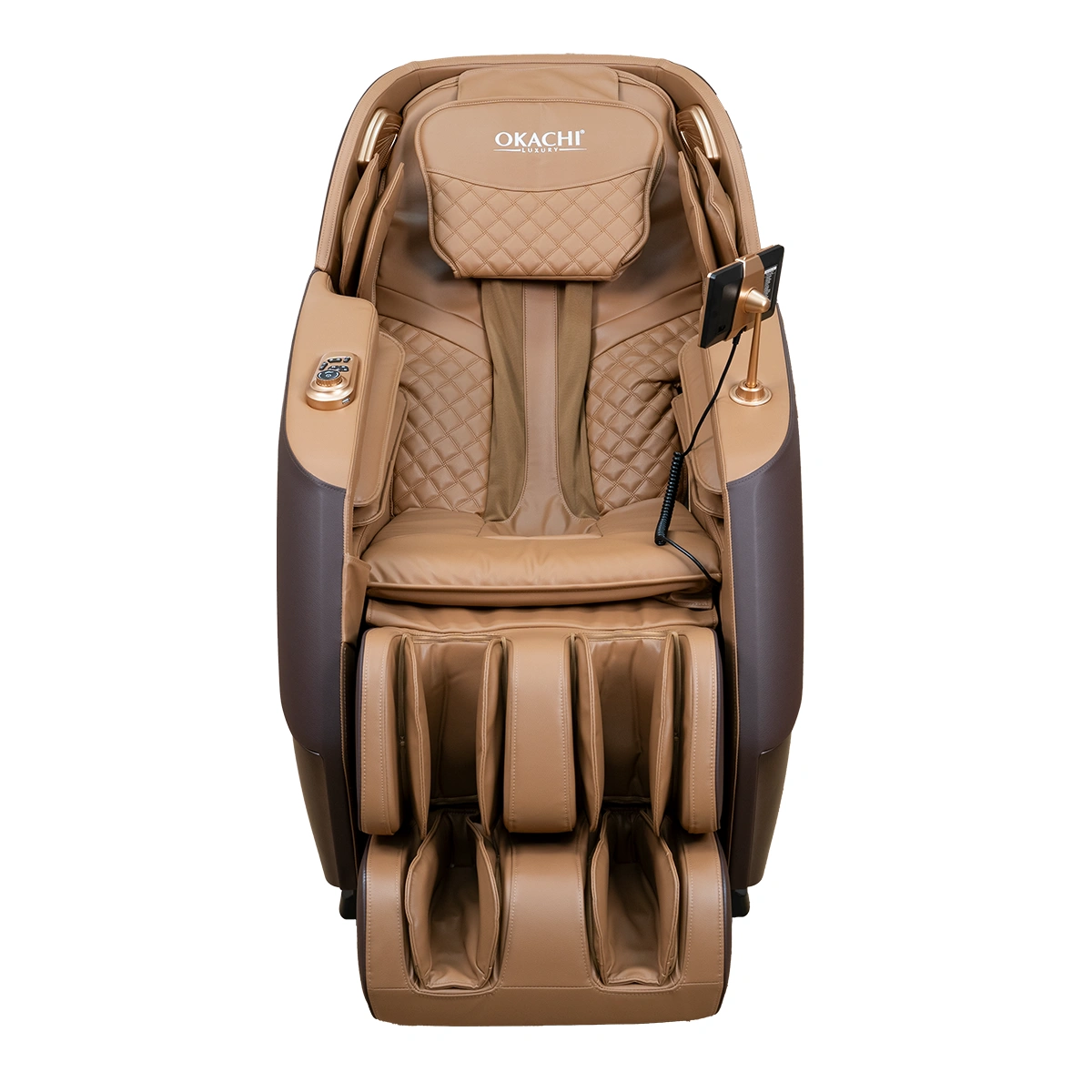 Ghế massage OKACHI 4D  LUXURY JP-5000 Plus ( Brown)