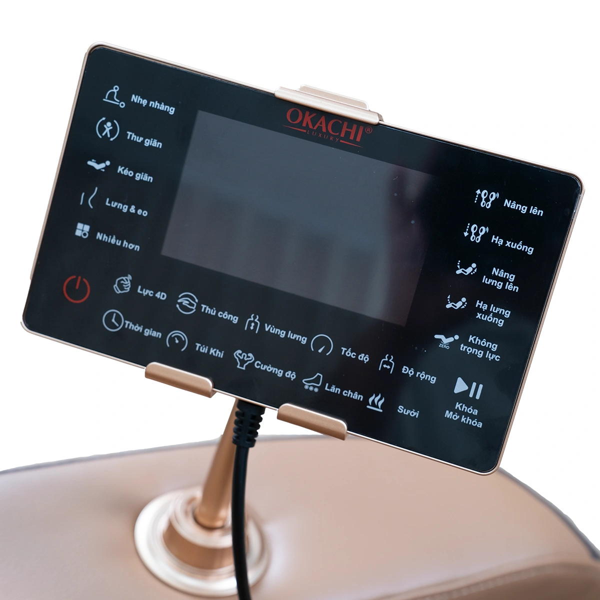 Ghế massage OKACHI 4D  LUXURY JP-5000 Plus ( Brown)