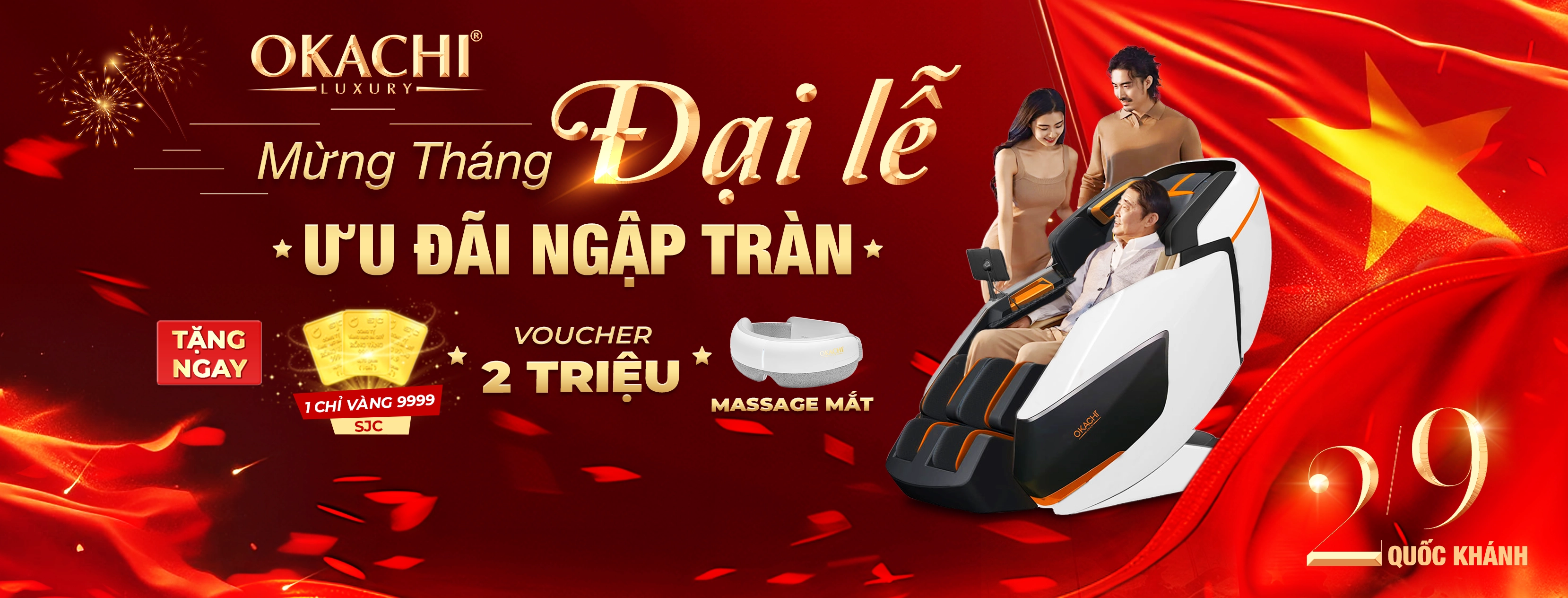 đại lễ 2/9 okachi khuyến mãi