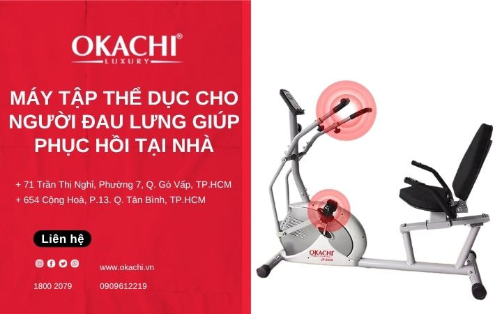 Máy tập thể dục cho người đau lưng giúp phục hồi tại nhà