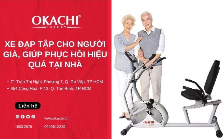 Xe đạp tập cho người già, hướng dẫn tập phục hồi HIỆU QUẢ