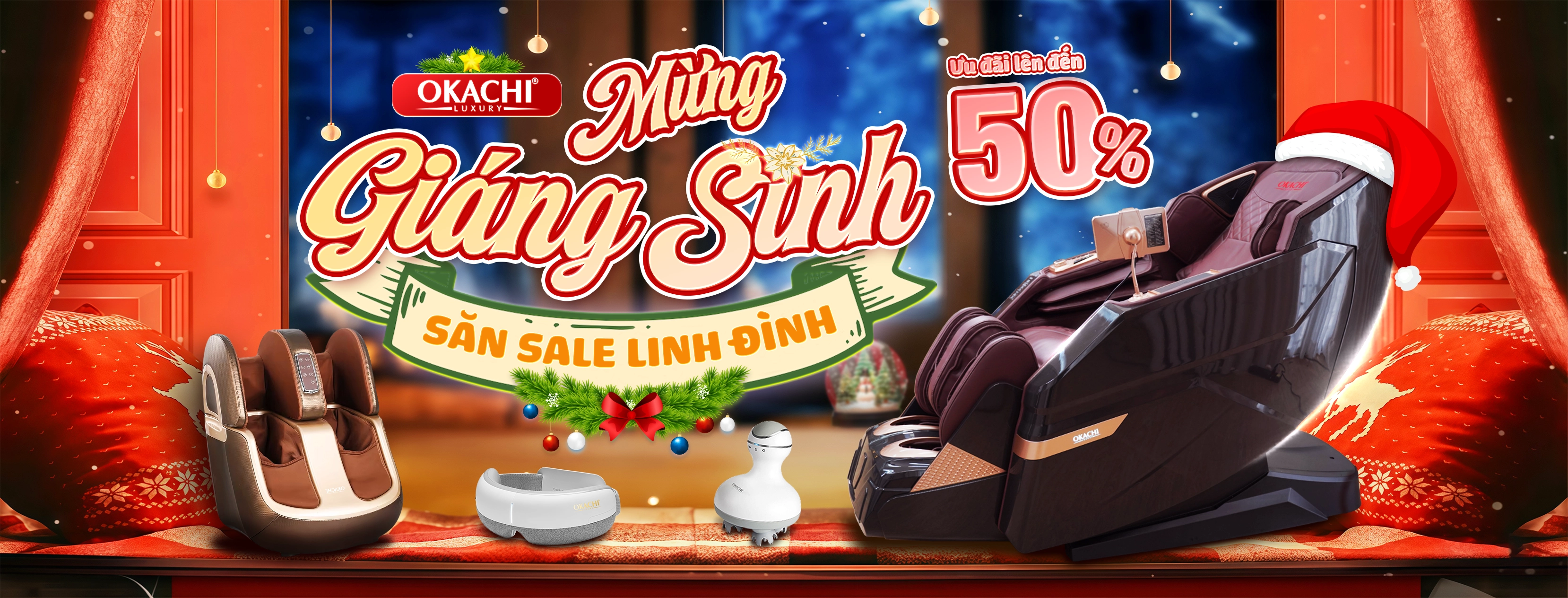 banner giáng sinh okachi