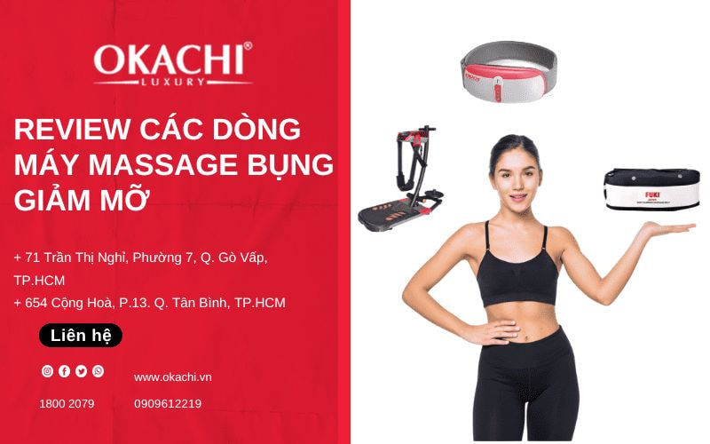 review các dòng máy massage bụng giảm mở MỚI NHẤT