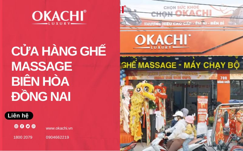 Cửa hàng ghế massage Biên Hoà Đồng Nai