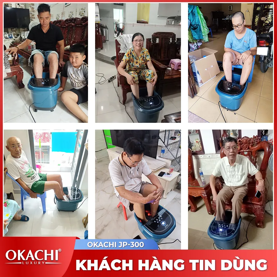 Bồn ngâm chân được hàng triệu khách hàng tin dùng