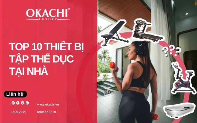 top 10 thiết bị tập thể dục tại nhà