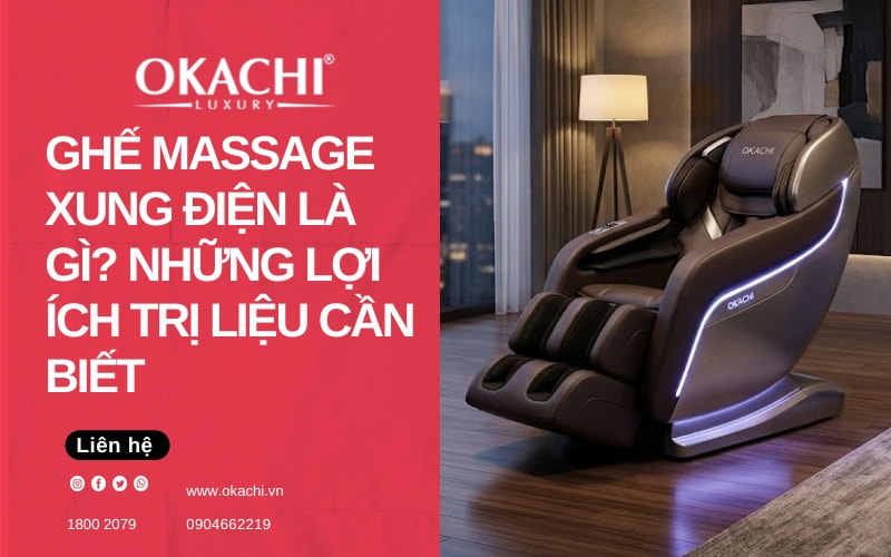 Ghế massage xung điện là gì? Những lợi ích trị liệu cần biết