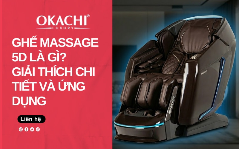 Ghế massage 5D là gì? Giải thích chi tiết và ứng dụng