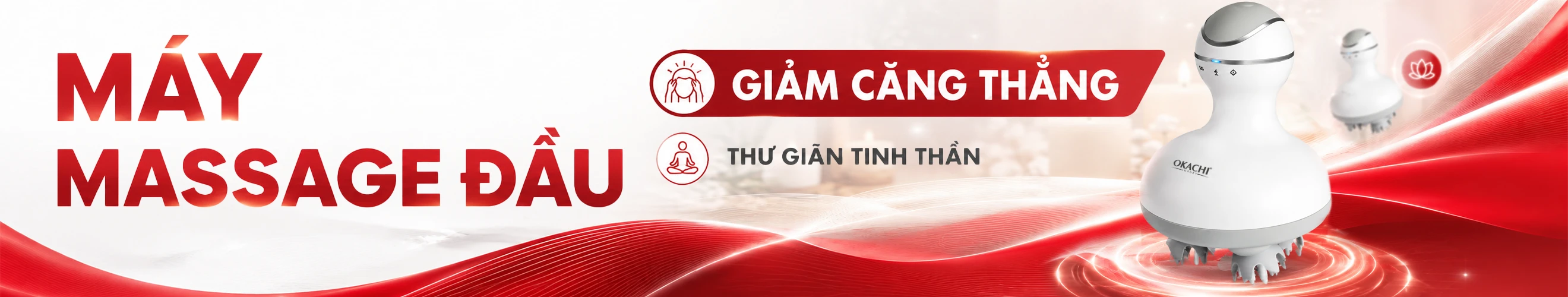 OKACHI MÁY MASSAGE ĐẦU