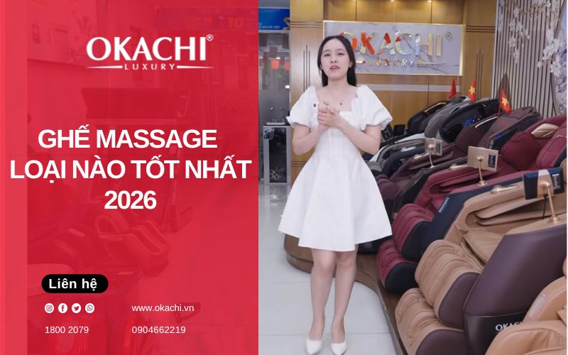 Ghế massage loại nào TỐT và được ƯA CHUỘNG nhất hiện nay