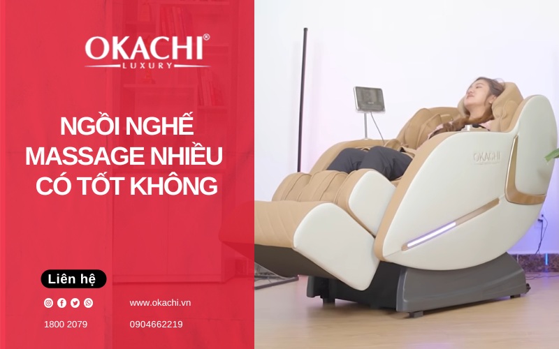 Ngồi ghế massage nhiều có tốt không? Ngưỡng an toàn chuẩn chuyên gia