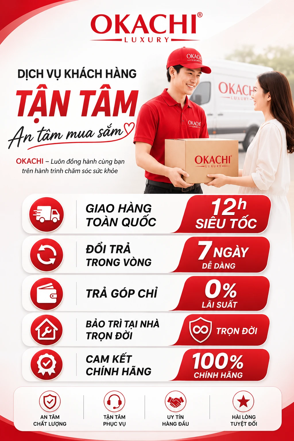 OKACHI TẬN TÂM PHỤC VỤ