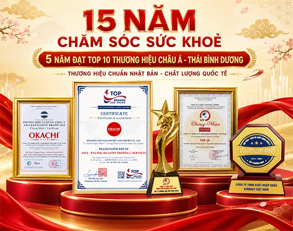 OKACHI THƯƠNG HIỆU 15 NĂM CHĂM SÓC SỨC KHOẺ