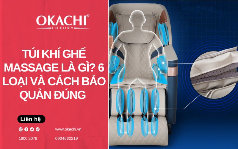 túi khí ghế massage
