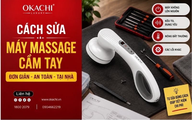 cách sửa máy massage cầm tay