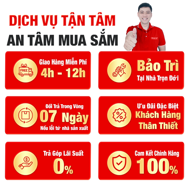 dịch vụ và chính sách Okachi