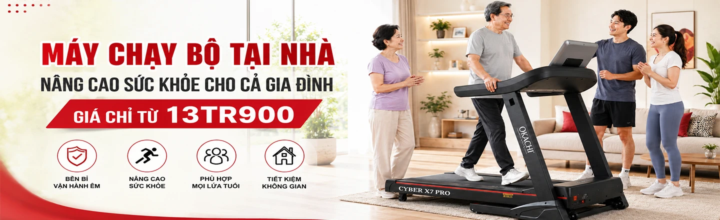 Máy chạy bộ OKACHI sale 8.8
