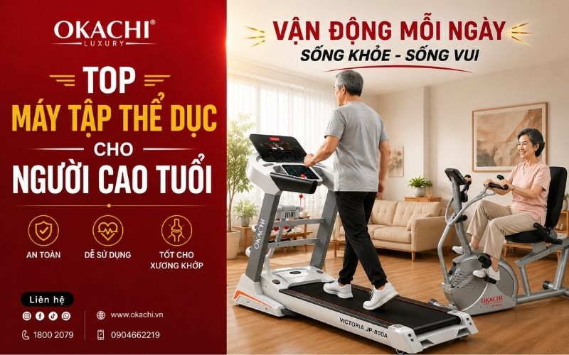 top máy tập thể dục cho người cao tuổi