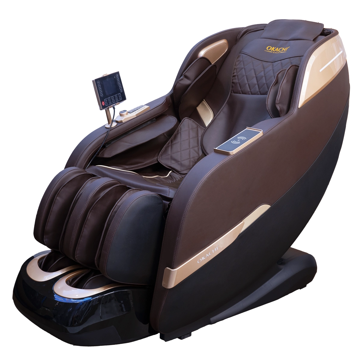 Ghế Massage Toàn Thân OKACHI JP-389A Nâu