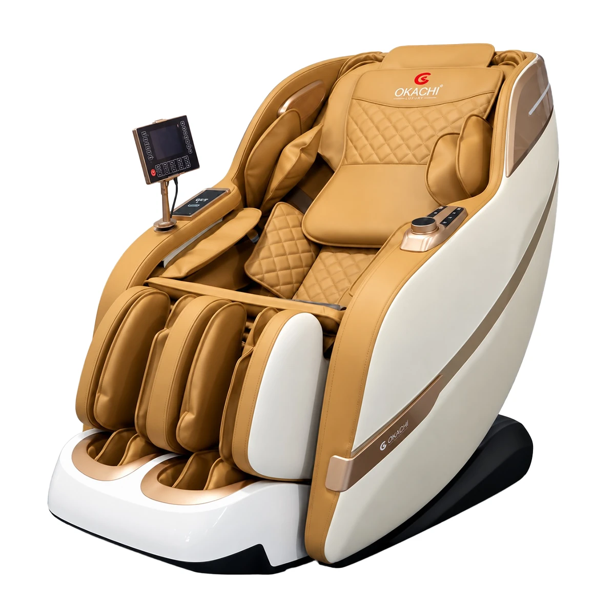 Ghế Massage Toàn Thân OKACHI JP-389A ( Trắng Cam)