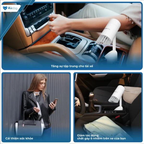 Máy lọc không khí ô tô AIRDOG CZ-20T  tiện lợi