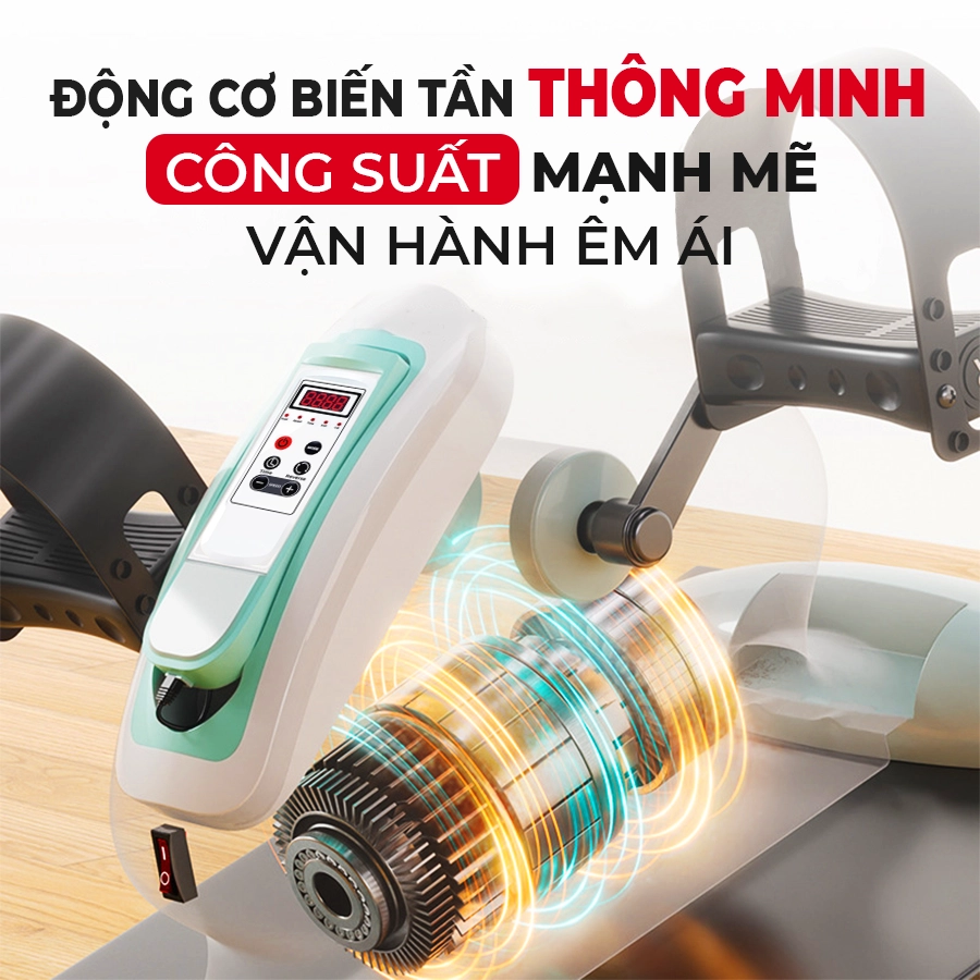 Xe đạp tập OKACHI JP-410 động cơ êm ái
