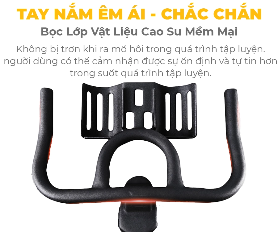 Xe đạp tập OKACHI JP-5988A tay cầm chắc chắn