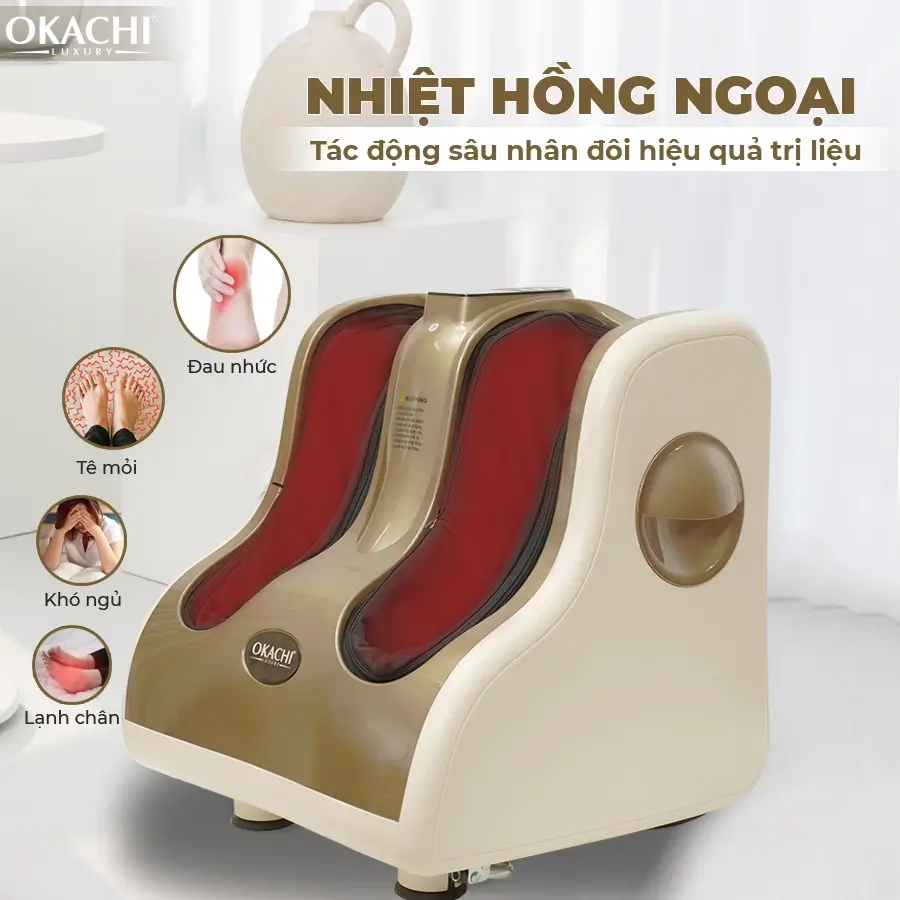 Máy massage chân Nhật Bản OKACHI JP-820 (4 motor)2