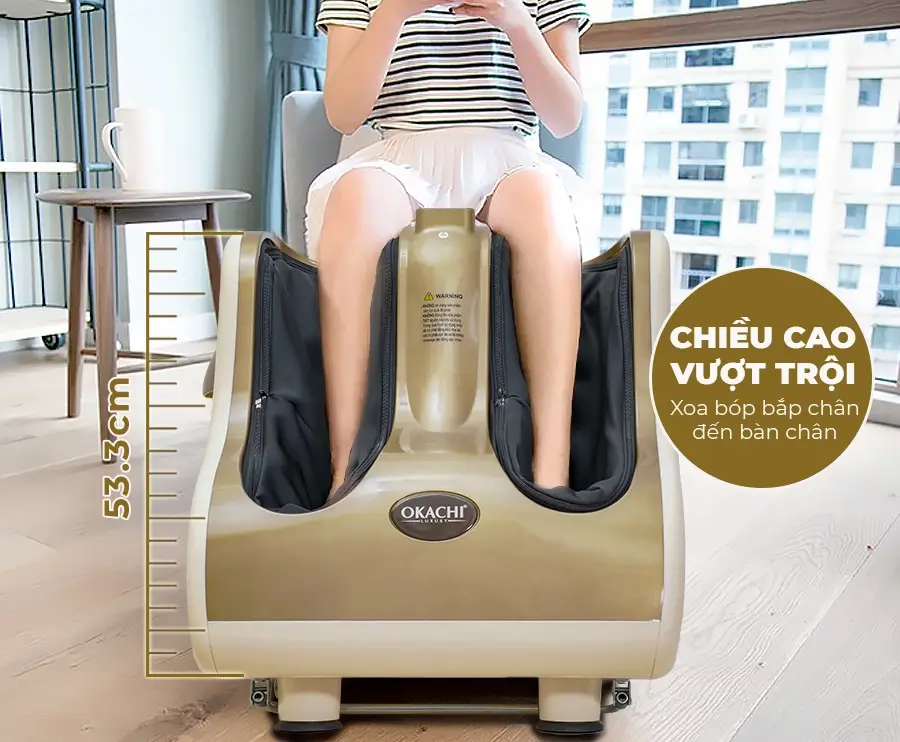 Máy massage chân Nhật Bản OKACHI JP-820 (4 motor)