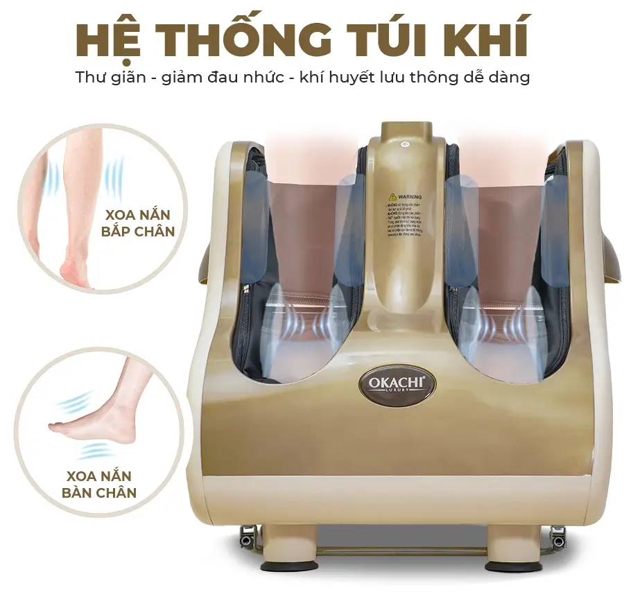 Máy massage chân Nhật Bản OKACHI JP-820 (4 motor)1
