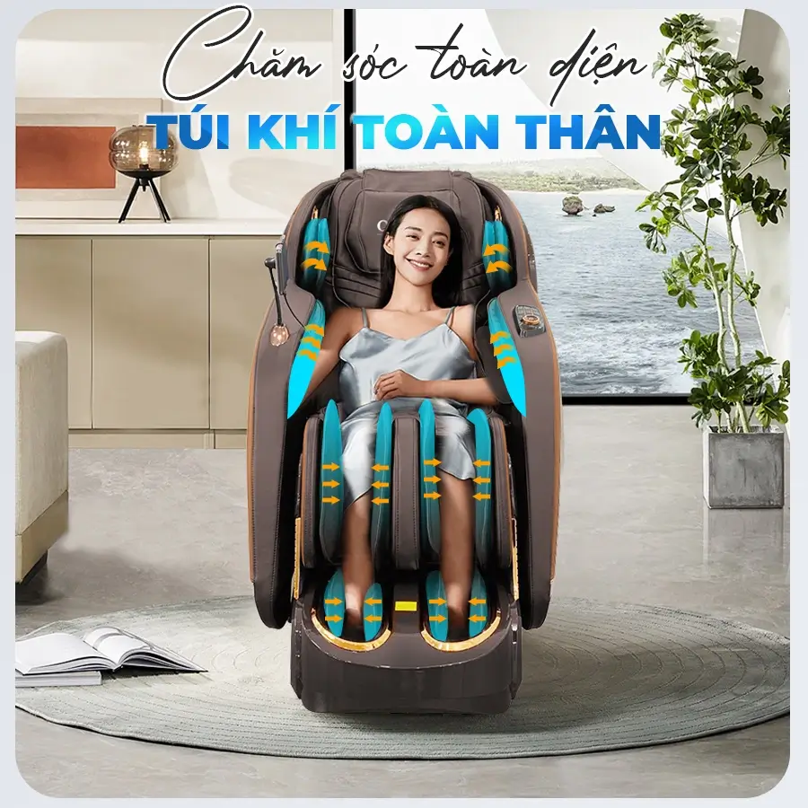 Ghế massage toàn thân OKACHI LUXURY JP-58005